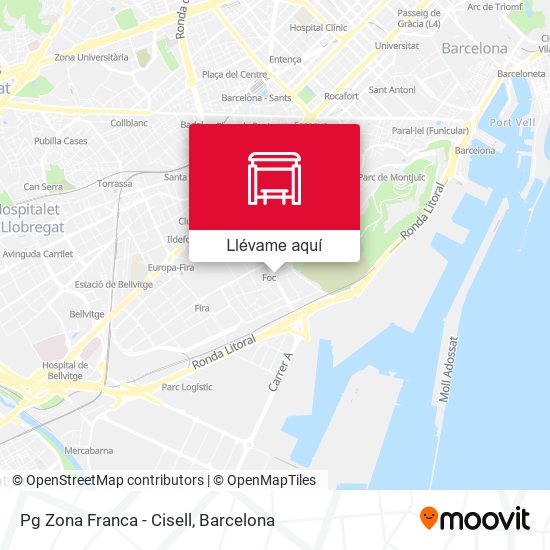 Mapa Pg  Zona Franca - Cisell