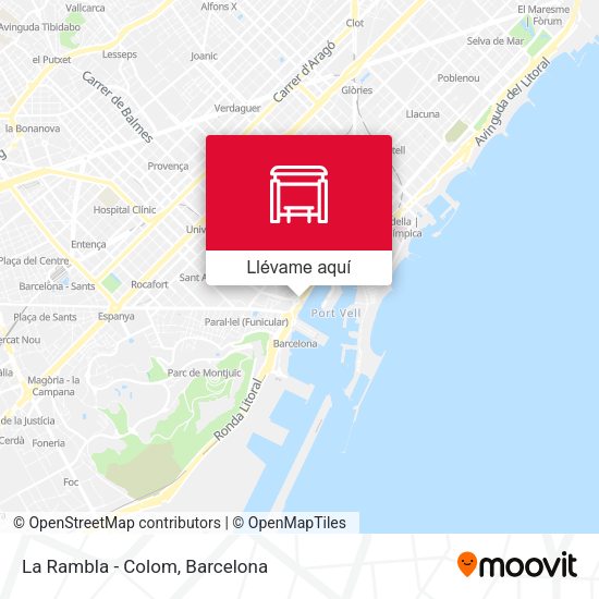 Mapa La Rambla - Colom