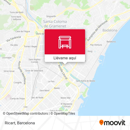 Mapa Ricart