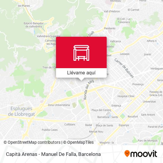 Mapa Capità Arenas - Manuel De Falla