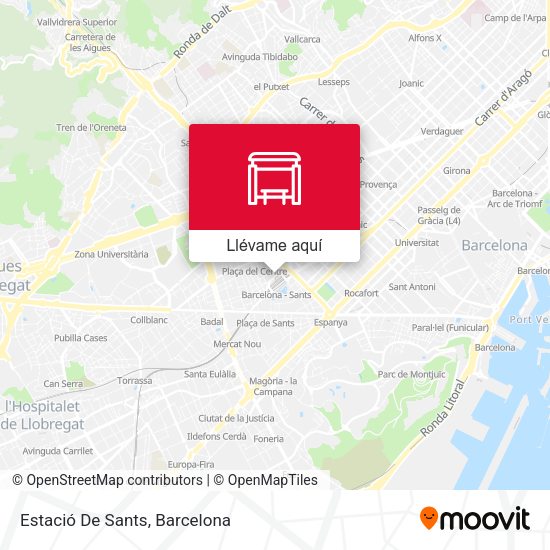 Mapa Estació De Sants