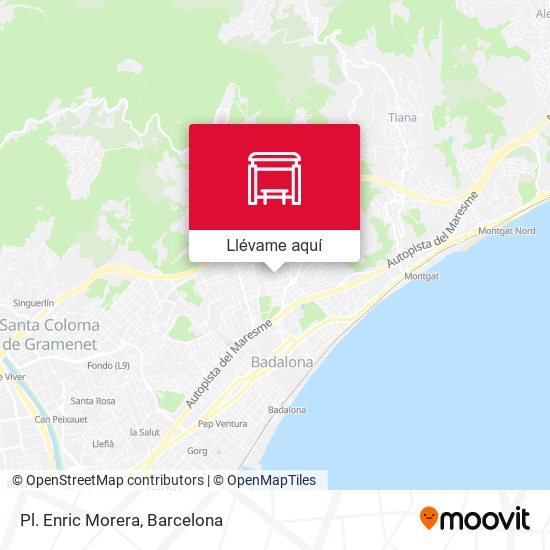 Mapa Pl. Enric Morera