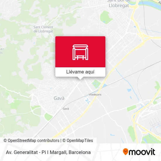 Mapa Av. Generalitat - Pi I Margall