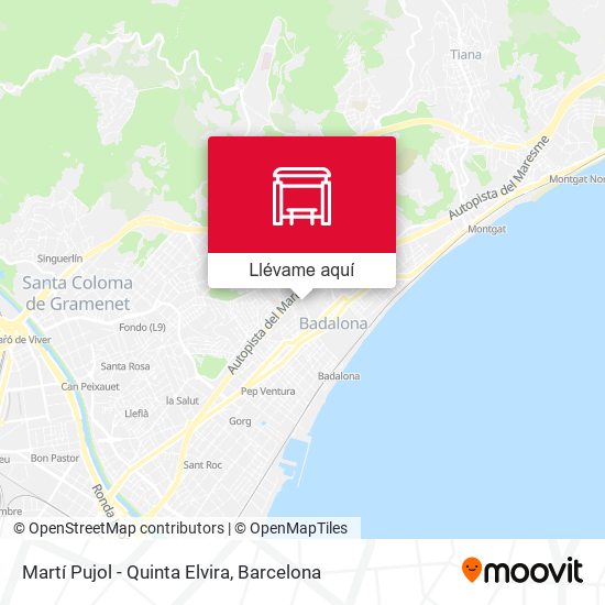 Mapa Martí Pujol - Quinta Elvira