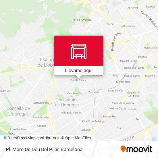 Mapa Pl. Mare De Déu Del Pilar