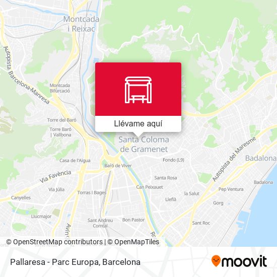 Mapa Pallaresa - Parc Europa