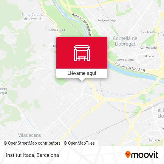 Mapa Institut Itaca
