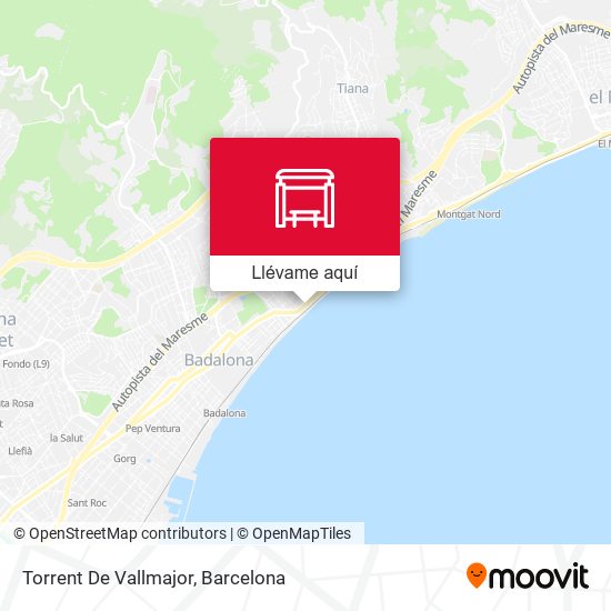 Mapa Torrent De Vallmajor