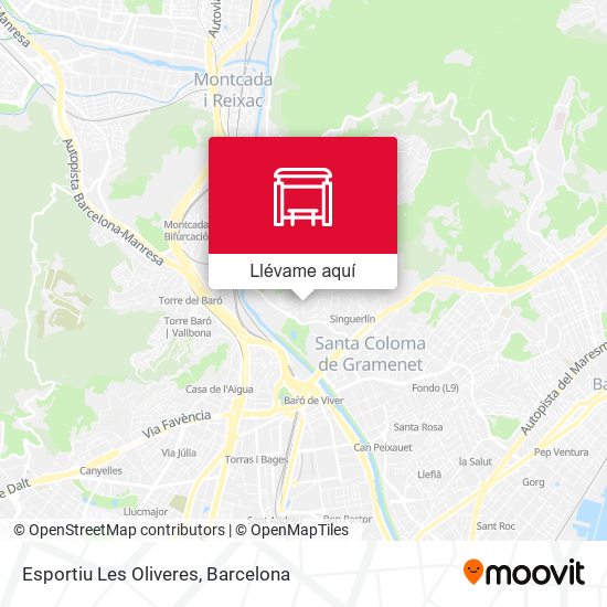 Mapa Esportiu Les Oliveres