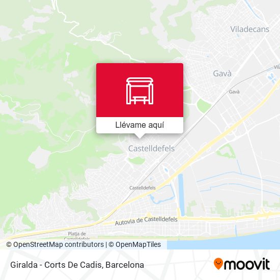 Mapa Giralda - Corts De Cadis