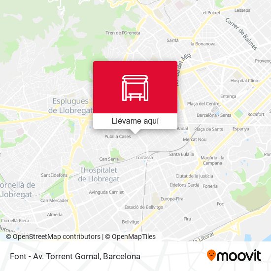 Mapa Font - Av. Torrent Gornal