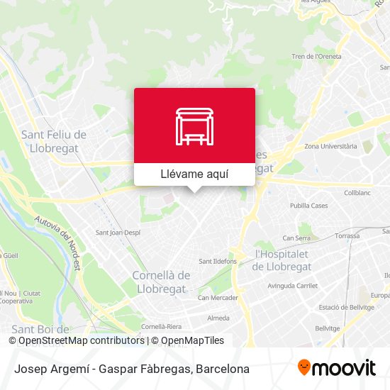 Mapa Josep Argemí - Gaspar Fàbregas