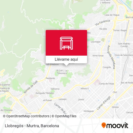 Mapa Llobregós - Murtra