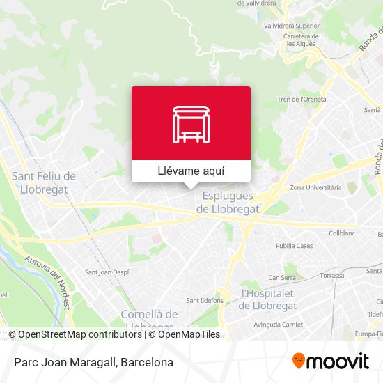 Mapa Parc Joan Maragall