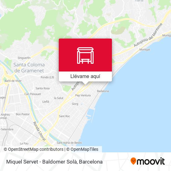 Mapa Miquel Servet - Baldomer Solà