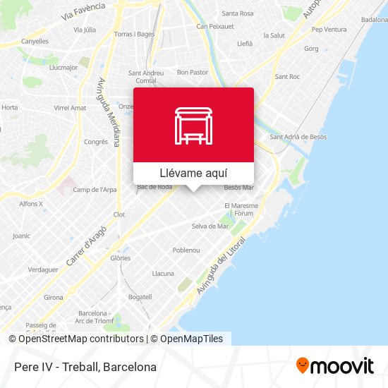 Mapa Pere IV - Treball