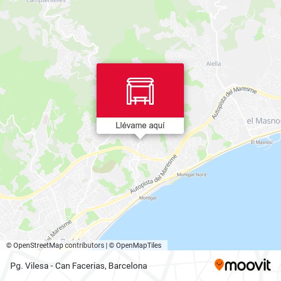 Mapa Pg. Vilesa - Can Facerias