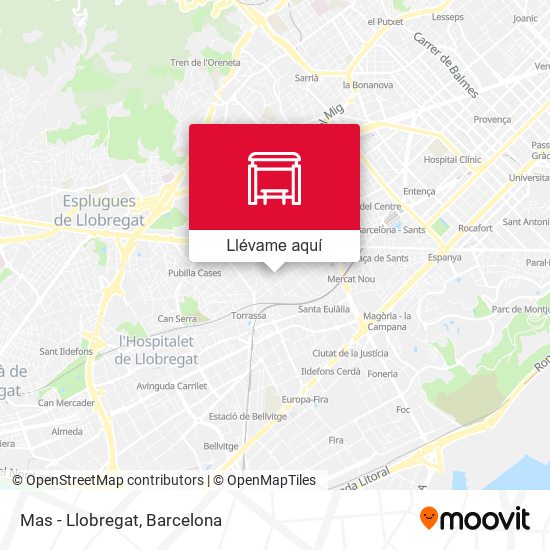 Mapa Mas - Llobregat