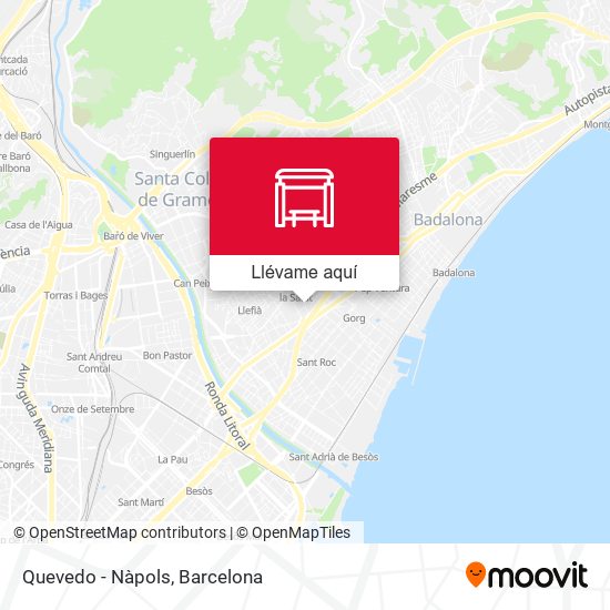 Mapa Quevedo - Nàpols