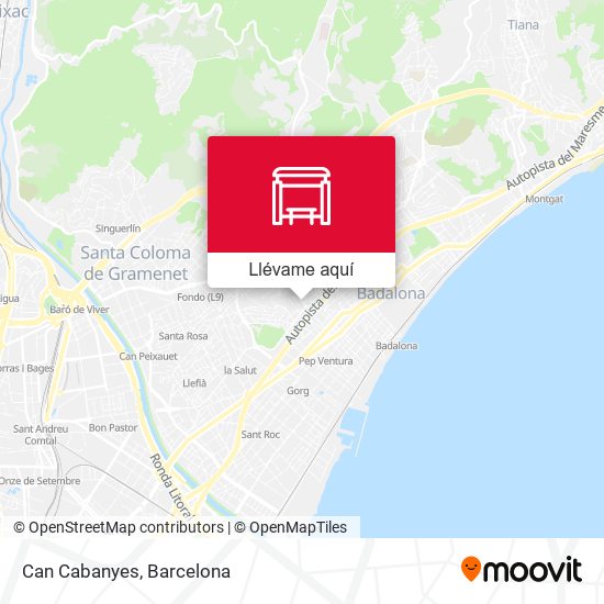 Mapa Can Cabanyes