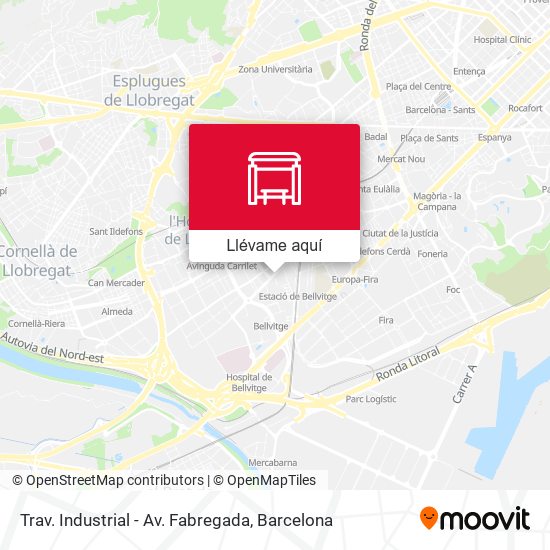 Mapa Trav. Industrial - Av. Fabregada