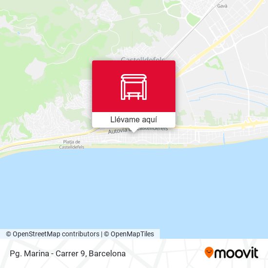 Mapa Pg. Marina - Carrer 9