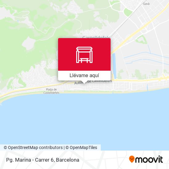 Mapa Pg. Marina - Carrer 6