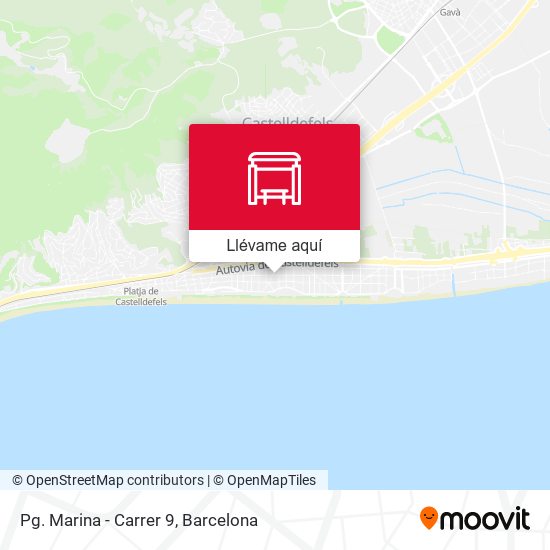 Mapa Pg. Marina - Carrer 9