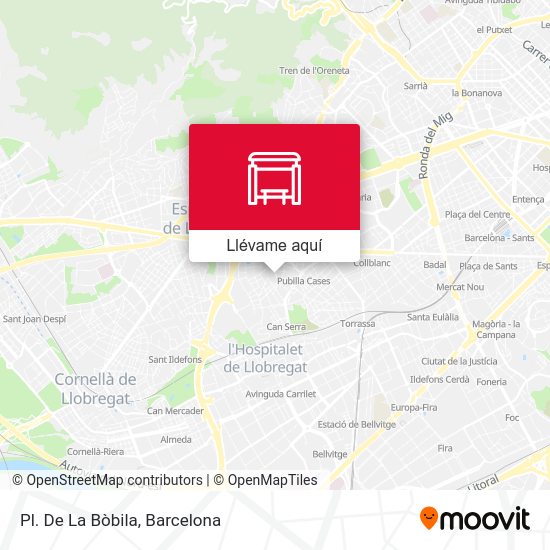 Mapa Pl. De La Bòbila