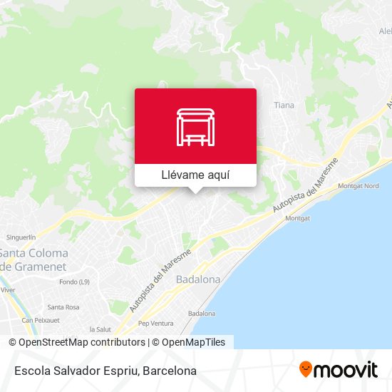 Mapa Escola Salvador Espriu