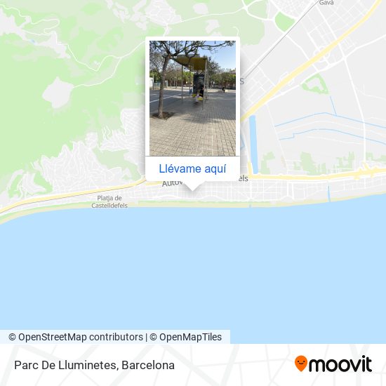 Mapa Parc De Lluminetes