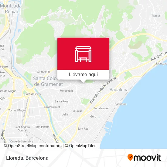 Mapa Lloreda
