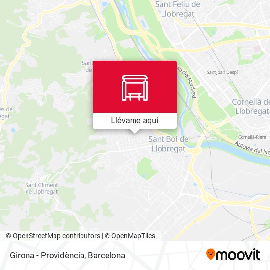 Mapa Girona - Providència