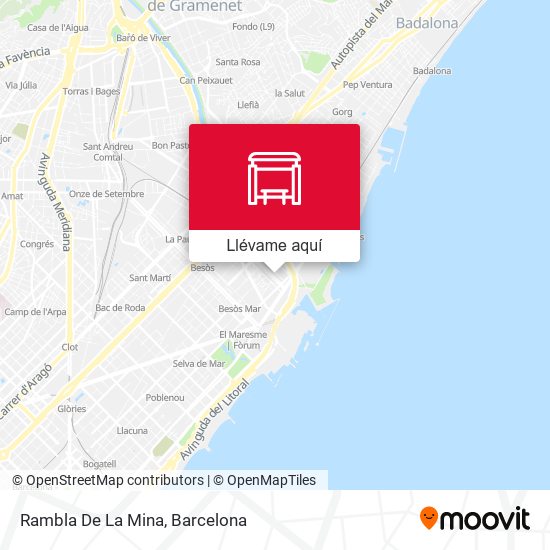 Mapa Rambla De La Mina