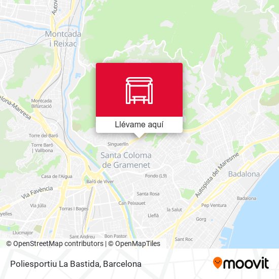 Mapa Poliesportiu La Bastida