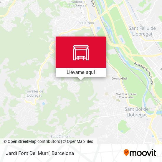 Mapa Jardí Font Del Murrí