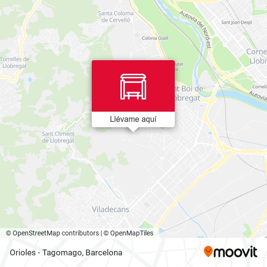 Mapa Orioles - Tagomago