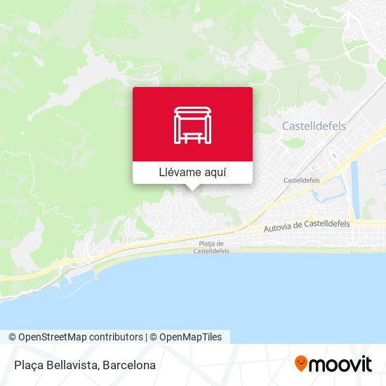Mapa Plaça Bellavista