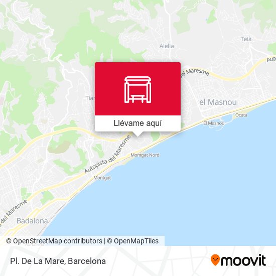 Mapa Pl. De La Mare