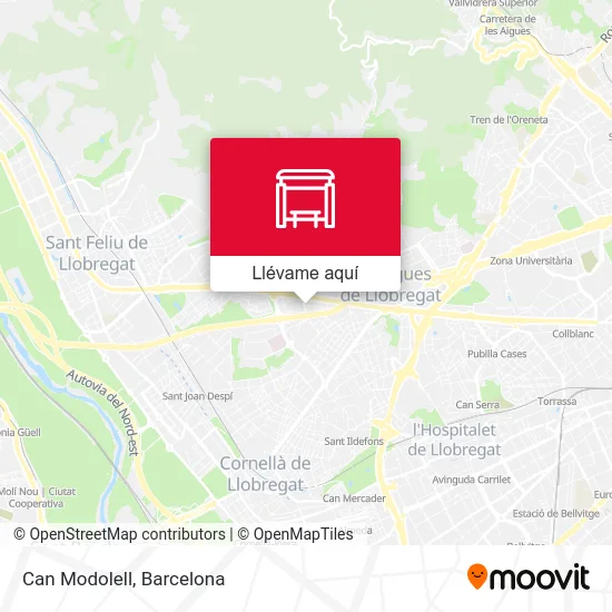 Mapa Can Modolell