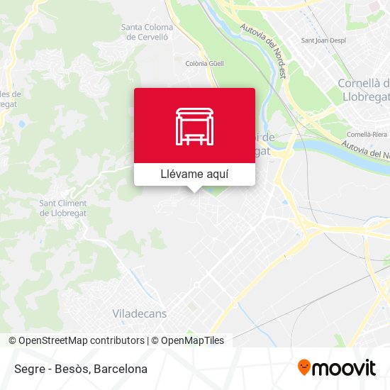 Mapa Segre - Besòs