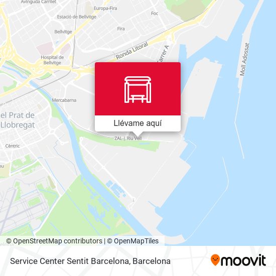 Mapa Service Center Sentit Barcelona