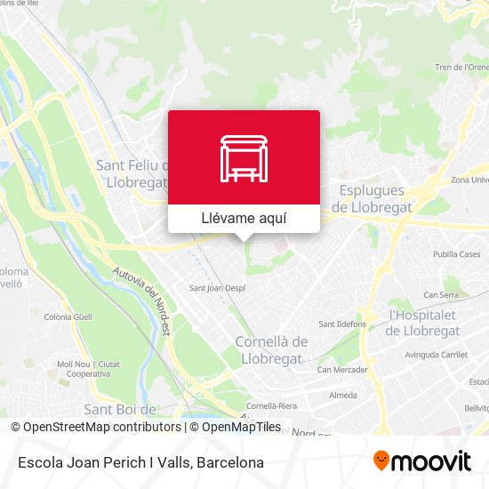 Mapa Escola Joan Perich I Valls