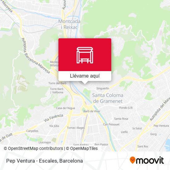 Mapa Pep Ventura - Escales