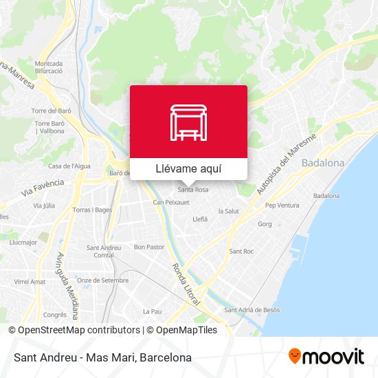 Mapa Sant Andreu - Mas Mari