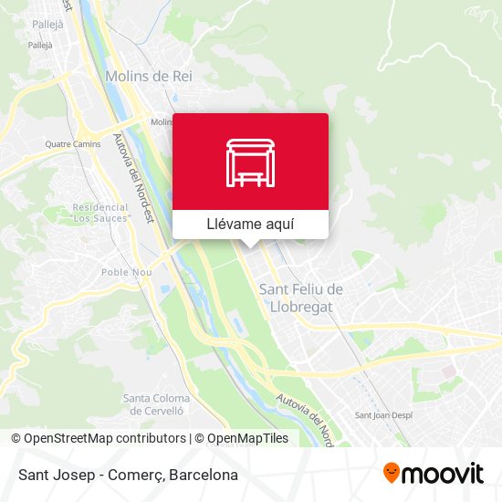 Mapa Sant Josep - Comerç