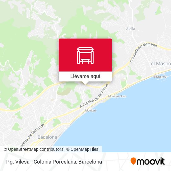 Mapa Pg. Vilesa - Colònia Porcelana