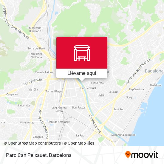 Mapa Parc Can Peixauet