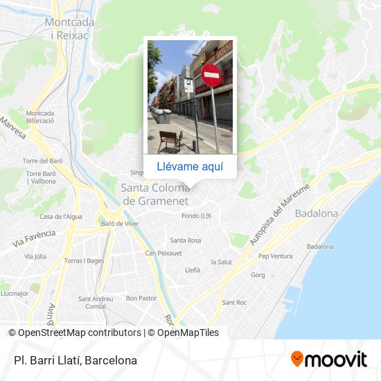 Mapa Pl. Barri Llatí