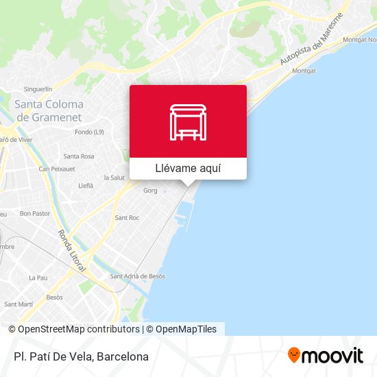 Mapa Pl. Patí De Vela